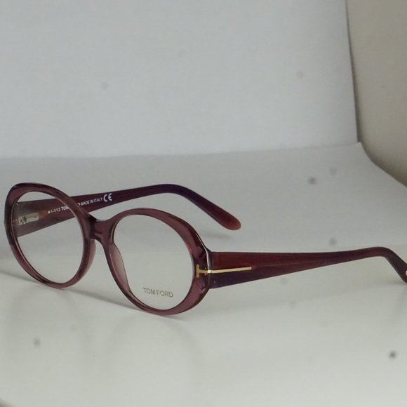 BRAND NEW TOM FORD TF 5246 083 PURPLE AUTHENTIC EYEGLASSES FT 55-17-140 ITALY - Picture 4 of 8